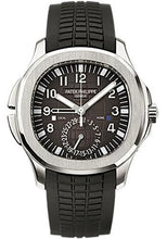 Load image into Gallery viewer, Patek Philippe 40.8mm Mens Aquanaut Dual Time Watch Black Dial 5164A - Luxury Time NYC INC