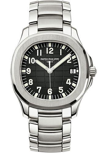 Patek Philippe 40mm Men's Aquanaut Watch Black Dial 5167/1A - Luxury Time NYC INC