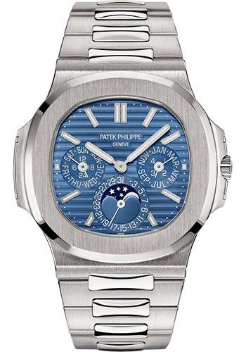 Patek Philippe 40mm Nautilus Grand Complication Perpetual Calendar Watch Blue Dial 5740/1G - Luxury Time NYC INC