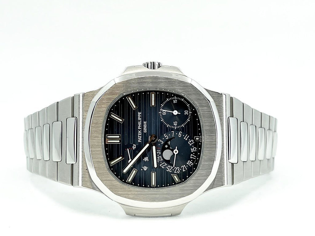 Patek Philippe 40mm Nautilus Watch Blue Dial 5712/1A - Luxury Time NYC INC