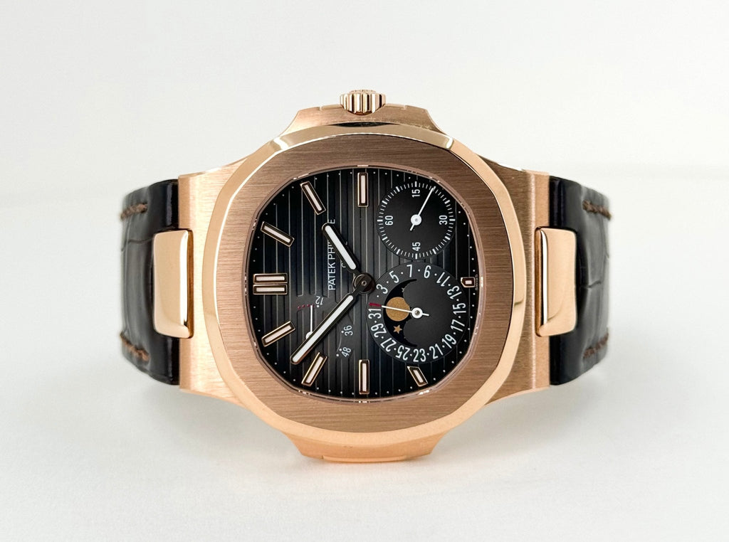 Patek Philippe 40mm Nautilus Watch Brown Dial 5712R - Luxury Time NYC