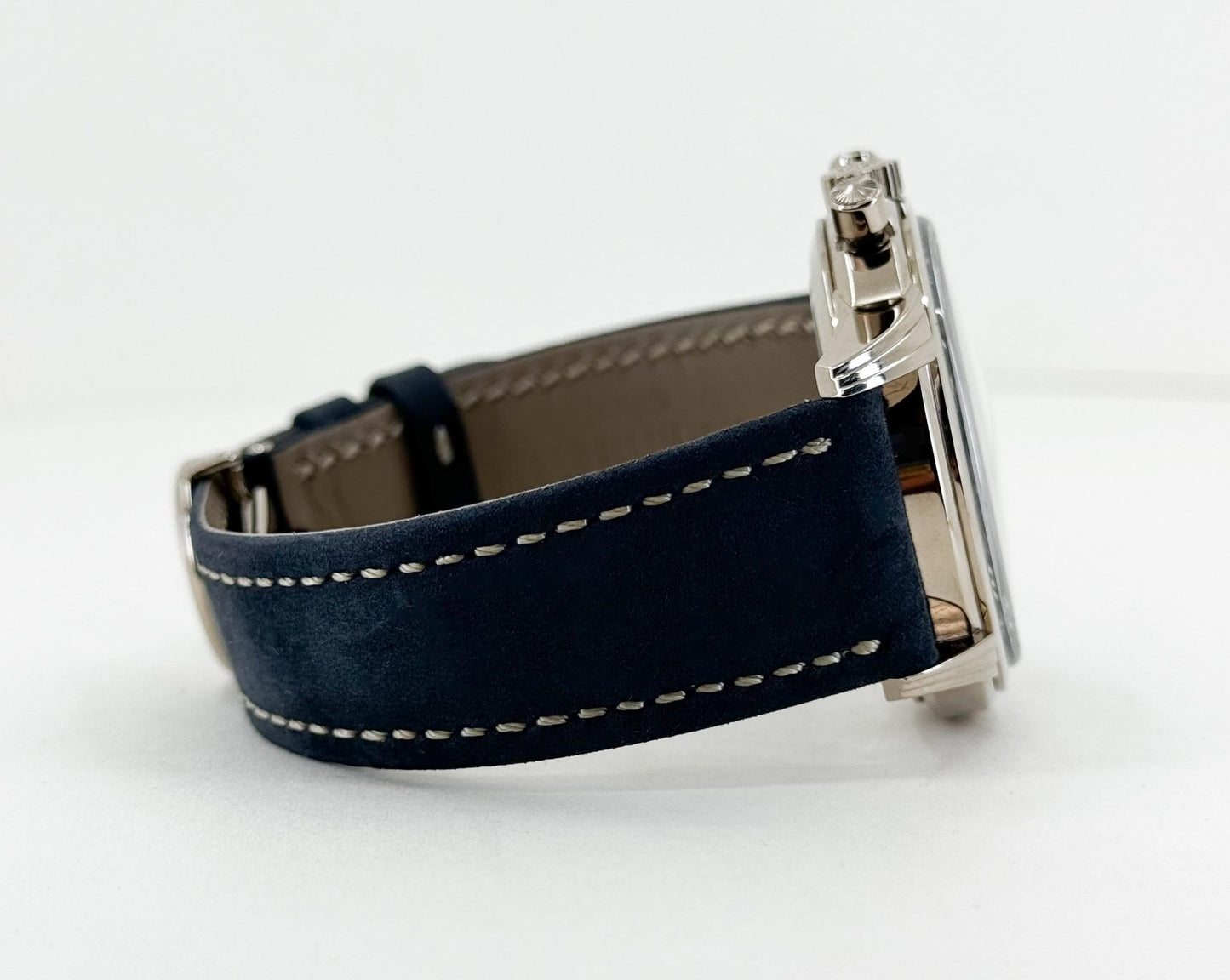 Patek Philippe 41mm Complication Watch - Blue Dial - Blue Calfskin Strap - 5172G-001 - Luxury Time NYC