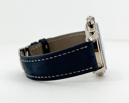 Patek Philippe 41mm Complication Watch - Blue Dial - Blue Calfskin Strap - 5172G-001 - Luxury Time NYC