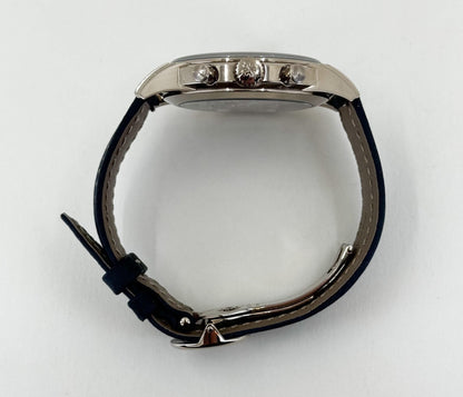 Patek Philippe 41mm Complication Watch - Blue Dial - Blue Calfskin Strap - 5172G-001 - Luxury Time NYC