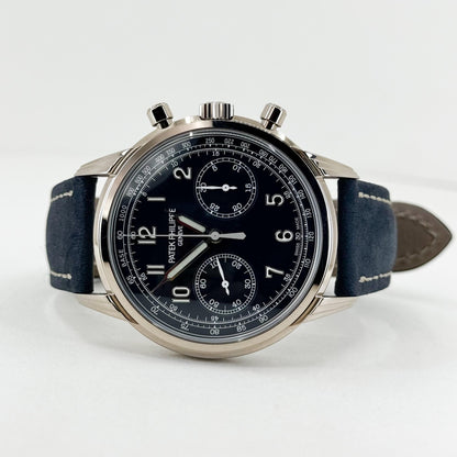 Patek Philippe 41mm Complication Watch - Blue Dial - Blue Calfskin Strap - 5172G-001 - Luxury Time NYC