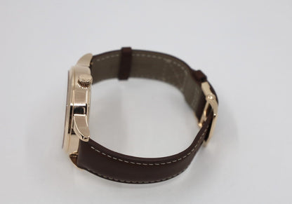 Patek Philippe 42mm Complications Calatrava Pilot Travel Time - 42mm - Rose Gold - Brown Sunburst Dial Brown Dial 5524R - Luxury Time NYC INC