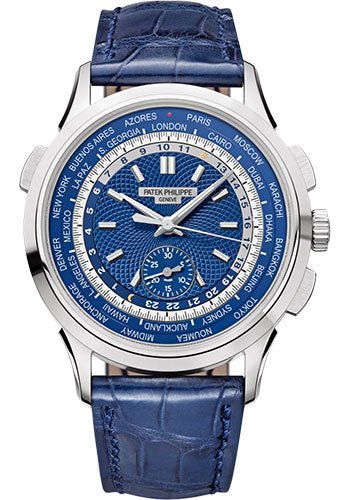 Patek Philippe Complications World Time Chronograph - White Gold - Dial - 5930G-010 - Luxury Time NYC