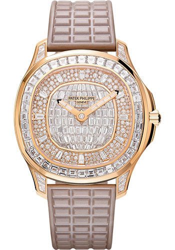 Patek Philippe Ladies Aquanaut Luce Haute Joaillerie Watch - 5062/450R-001 - Luxury Time NYC