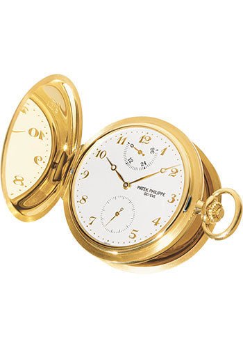 Patek Philippe Men's Hunter Pocket Watch - 983J-001 - Luxury Time NYC