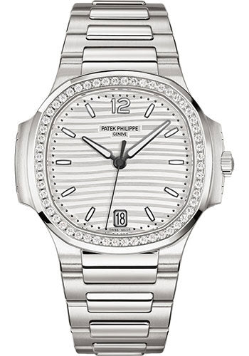 Patek Philippe Nautilus Ladies Automatic - 35.2 mm - Steel - Silvery Opaline Dial - 7118/1200A-010 - Luxury Time NYC