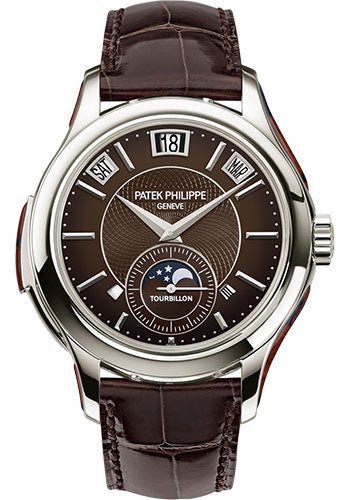 Patek Philippe Tourbillon Minute Repeater Perpetual Calendar Watch - Platinum Case - Brown Dial - 5207/700P-001 - Luxury Time NYC