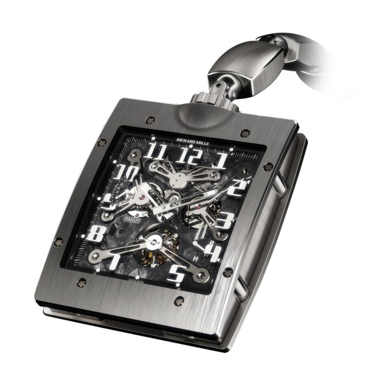 Richard Mille 020 Manual Winding Tourbillon Pocket Watch - Luxury Time NYC