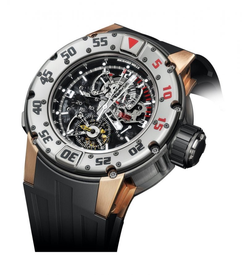 Richard Mille 025 Manual Winding Tourbillon Chronograph Diver√ïs watch - Luxury Time NYC