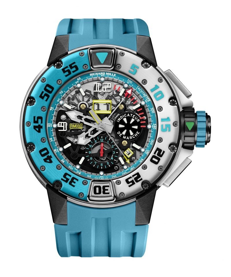 Richard Mille 032 Automatic Winding Flyback Chronograph, Les Voiles de Saint Barth - Luxury Time NYC
