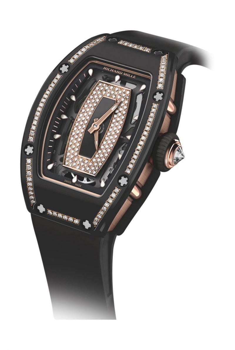 Richard Mille 07-01 Ceramique Noire Serti - Luxury Time NYC