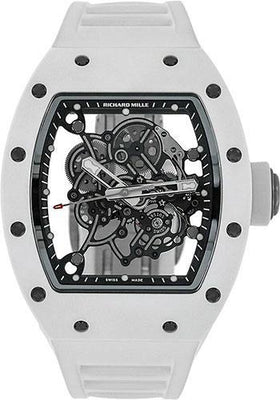 Richard Mille RM 055 Bubba Watson Manual Winding White Ceramic - Luxury Time NYC