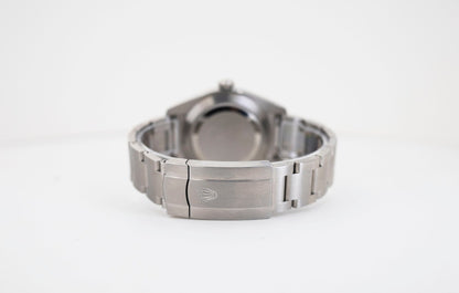 Rolex Air-King Stainless Steel Black Arabic Dial 40mm Green Hand Oyster Bracelet 116900 - Luxury Time NYC