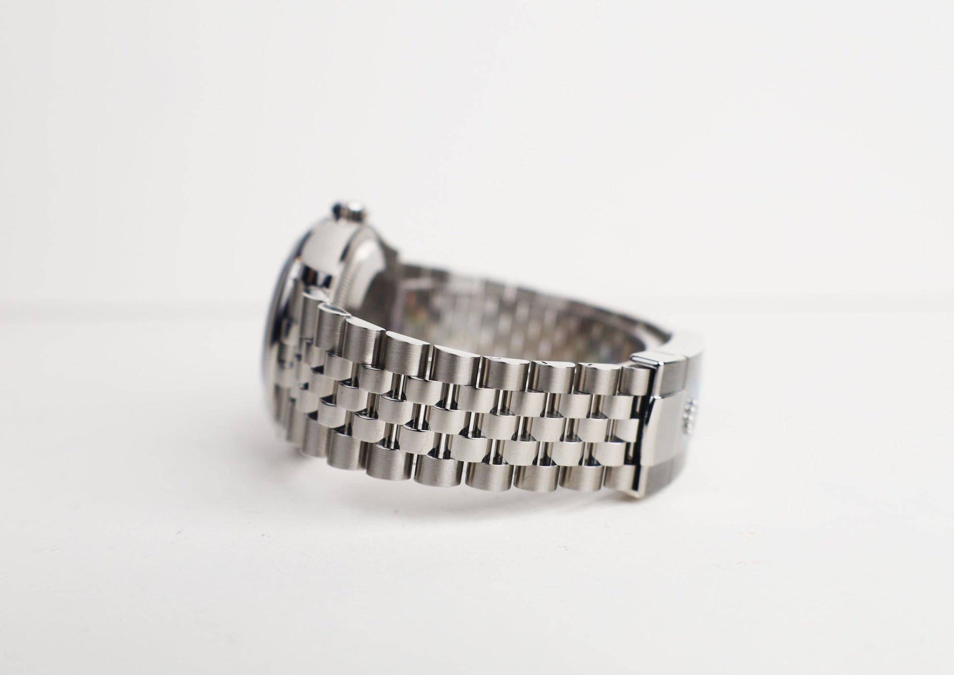 Rolex Datejust 36 Stainless Steel White Roman Dial & Smooth Domed Bezel Jubilee Bracelet 126200 - Luxury Time NYC