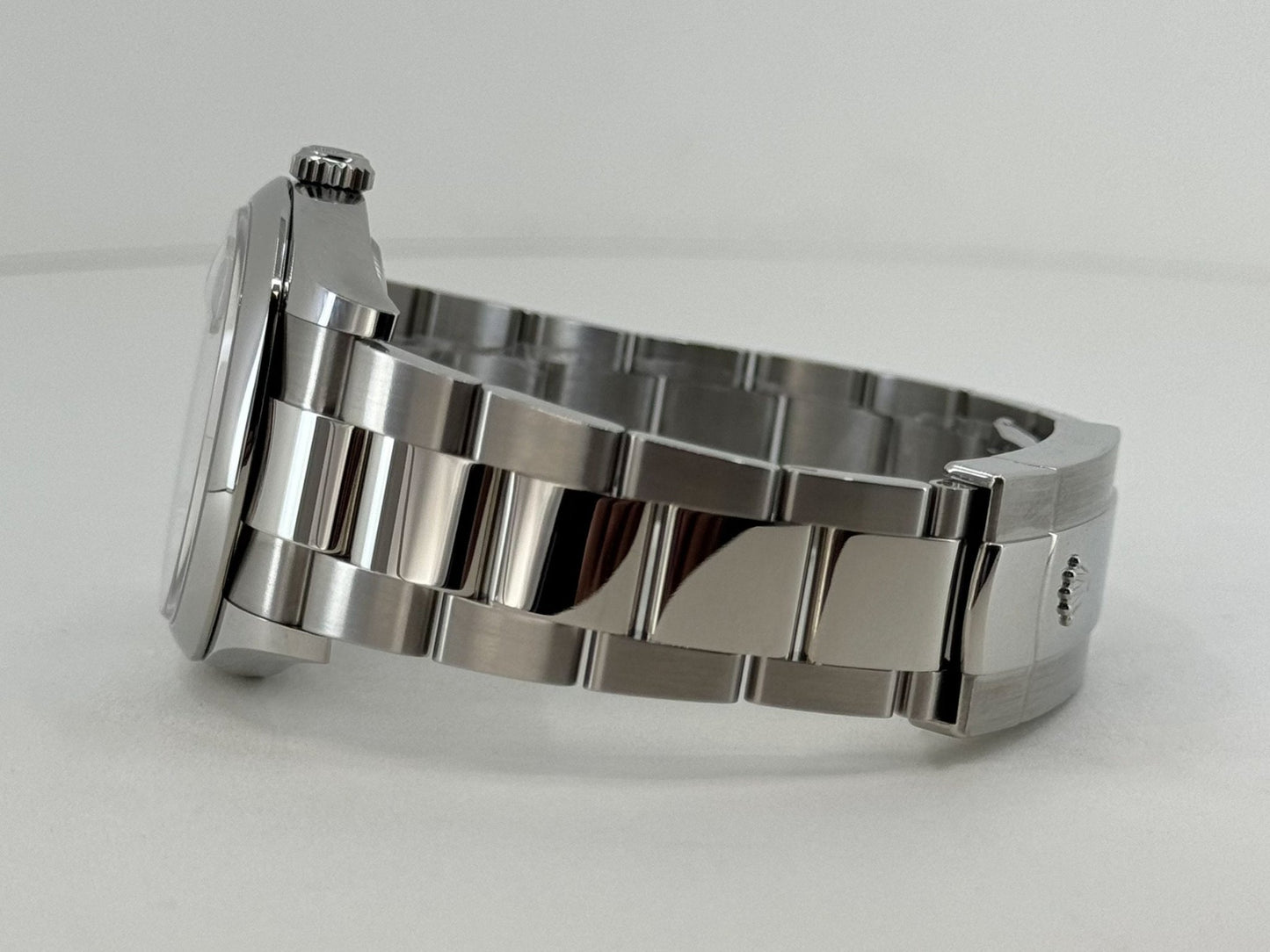 Rolex Datejust 36 Stainless Steel White Roman Dial & Smooth Domed Bezel Oyster Bracelet 126200 - Luxury Time NYC