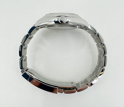 Rolex Datejust 36 Stainless Steel White Roman Dial & Smooth Domed Bezel Oyster Bracelet 126200 - Luxury Time NYC