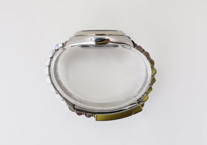 Rolex Datejust 36 White Gold/Steel Blue Index Dial & Fluted Bezel Jubilee Bracelet 126234 - Luxury Time NYC