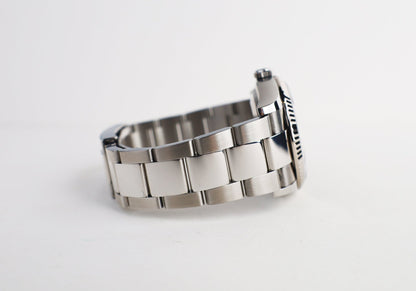 Rolex Datejust 36 White Gold/Steel Green Palm Motif Index Dial & Fluted Bezel Oyster Bracelet 126234 - Luxury Time NYC