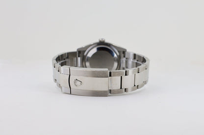 Rolex Datejust 36 White Gold/Steel Silver Index Dial & Fluted Bezel Oyster Bracelet 126234 - Luxury Time NYC