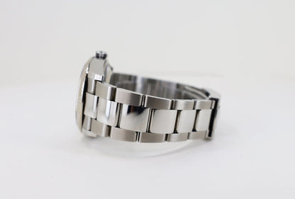 Rolex Datejust 36 White Gold/Steel Silver Index Dial & Fluted Bezel Oyster Bracelet 126234 - Luxury Time NYC