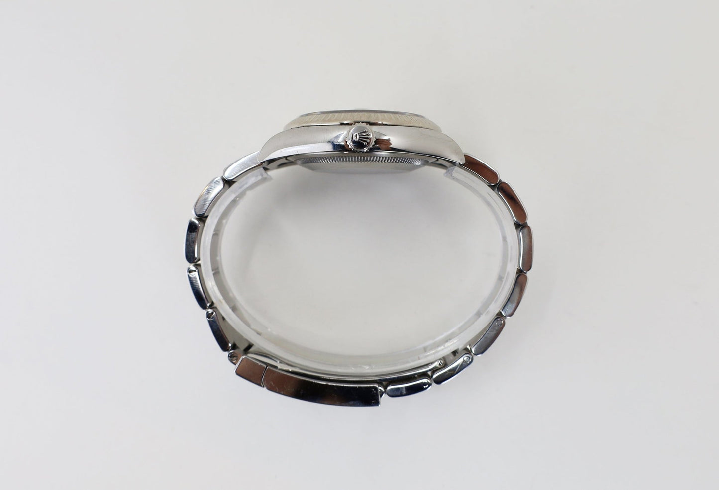 Rolex Datejust 36 White Gold/Steel Silver Index Dial & Fluted Bezel Oyster Bracelet 126234 - Luxury Time NYC