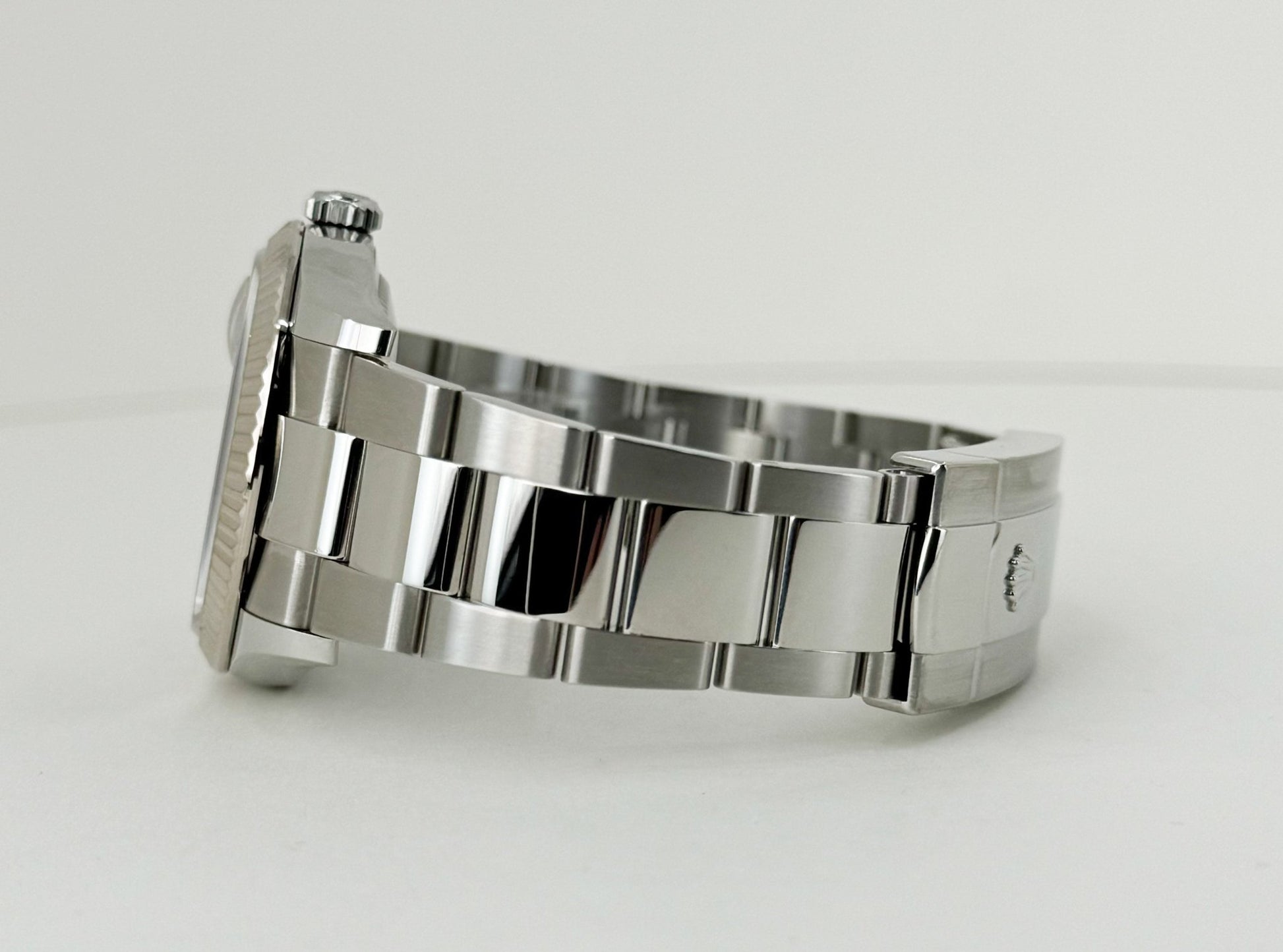 Rolex Datejust 36 White Gold/Steel Slate "Wimbledon" Roman Dial & Fluted Bezel Oyster Bracelet 126234 - Luxury Time NYC