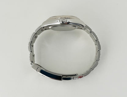 Rolex Datejust 36 White Gold/Steel Slate "Wimbledon" Roman Dial & Fluted Bezel Oyster Bracelet 126234 - Luxury Time NYC