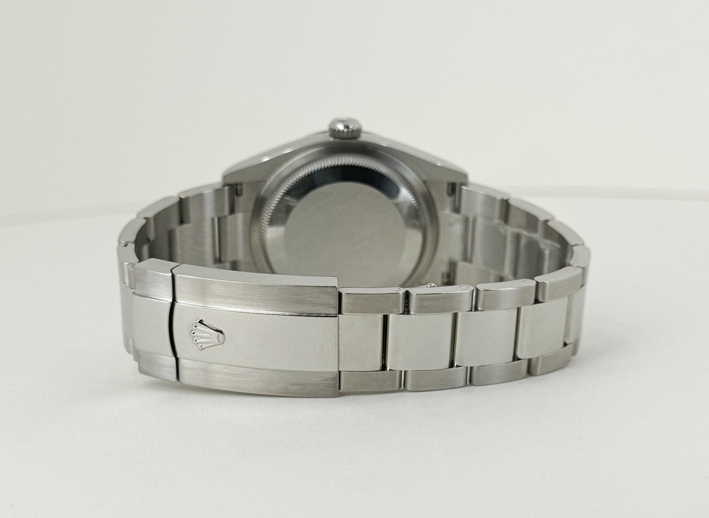 Rolex Datejust 36 White Gold/Steel Slate "Wimbledon" Roman Dial & Fluted Bezel Oyster Bracelet 126234 - Luxury Time NYC