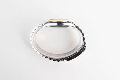 Rolex Datejust 36 Yellow Gold/Steel Olive Green Roman Diamond VI Dial & Fluted Bezel Jubilee Bracelet 126233 - Luxury Time NYC