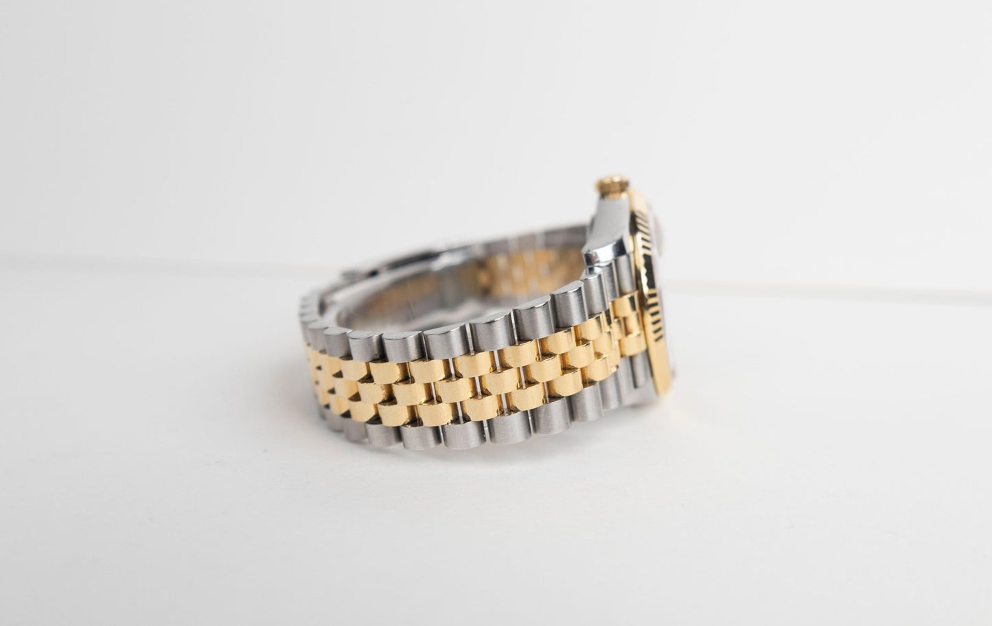 Rolex Datejust 36 Yellow Gold/Steel Olive Green Roman Diamond VI Dial & Fluted Bezel Jubilee Bracelet 126233 - Luxury Time NYC