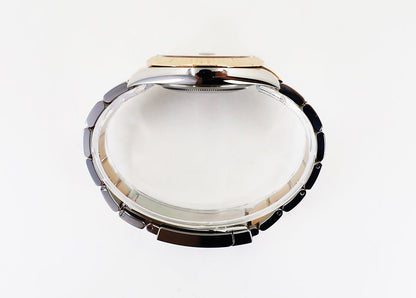 Rolex Datejust 41 Rose Gold/Steel Chocolate Index Dial Fluted Bezel Oyster Bracelet 126331 - Luxury Time NYC