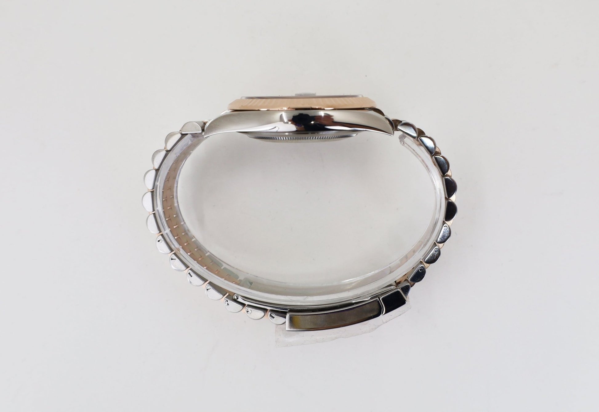 Rolex Datejust 41 Rose Gold/Steel Slate Roman Dial Fluted Bezel Jubilee Bracelet 126331 - Luxury Time NYC