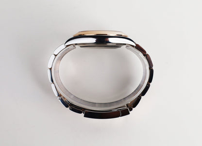 Rolex Datejust 41 Rose Gold/Steel White Mother of Pearl Diamond Dial Smooth Bezel Oyster Bracelet 126301 - Luxury Time NYC