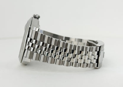 Rolex Datejust 41 Stainless Steel Blue Index Dial Smooth Bezel Jubilee Bracelet 126300 - Luxury Time NYC