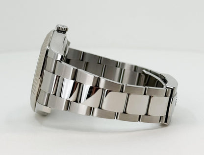 Rolex Datejust 41 Stainless Steel Blue Roman Dial Fluted Bezel Oyster Bracelet - 116334 BLURFO - Luxury Time NYC