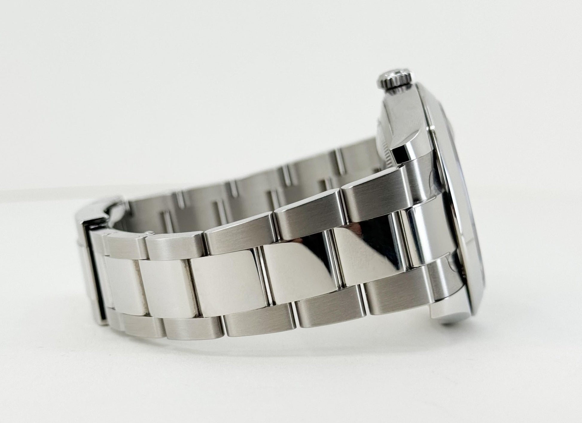 Rolex Datejust 41 Stainless Steel Mint Green Index Dial Smooth Bezel Oyster Bracelet 126300 - Luxury Time NYC