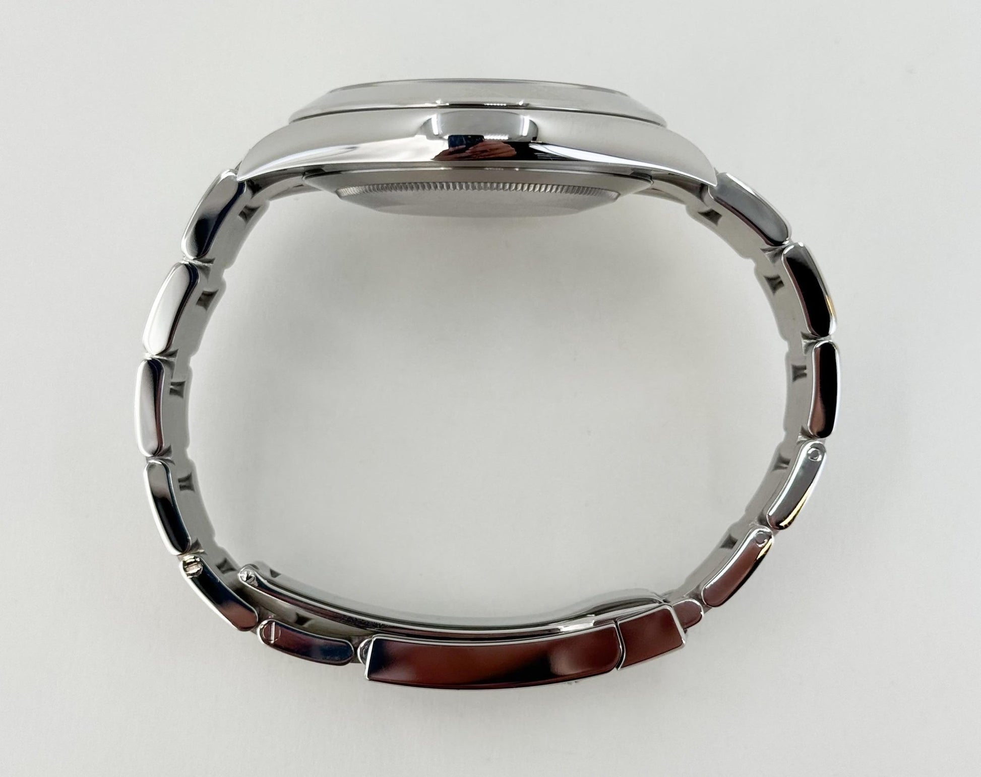 Rolex Datejust 41 Stainless Steel Mint Green Index Dial Smooth Bezel Oyster Bracelet 126300 - Luxury Time NYC