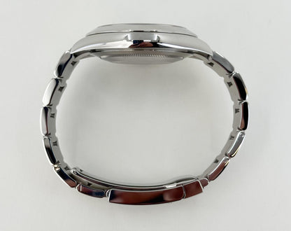 Rolex Datejust 41 Stainless Steel Mint Green Index Dial Smooth Bezel Oyster Bracelet 126300 - Luxury Time NYC