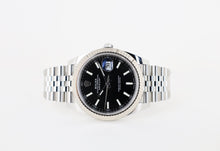 Load image into Gallery viewer, Rolex Datejust 41 White Gold/Steel Black Index Dial Fluted Bezel Jubilee Bracelet 126334 - Luxury Time NYC
