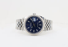 Load image into Gallery viewer, Rolex Datejust 41 White Gold/Steel Blue Index Dial Fluted Bezel Jubilee Bracelet 126334 - Luxury Time NYC