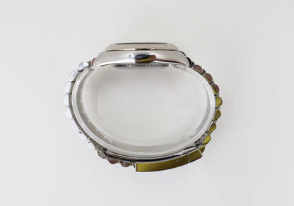 Rolex Datejust 41 White Gold/Steel Blue Index Dial Fluted Bezel Jubilee Bracelet 126334 - Luxury Time NYC