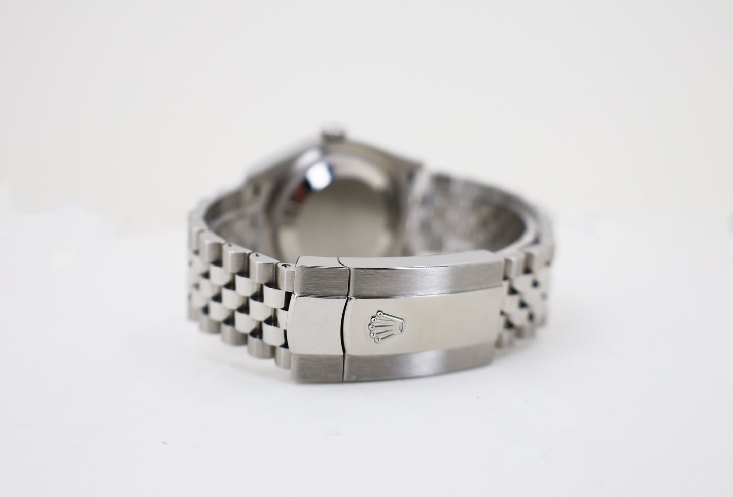 Rolex Datejust 41 White Gold/Steel Blue Index Dial Fluted Bezel Jubilee Bracelet 126334 - Luxury Time NYC