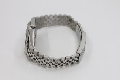Rolex Datejust 41 White Gold/Steel Slate Roman Dial Fluted Bezel Jubilee Bracelet 126334 - Luxury Time NYC INC