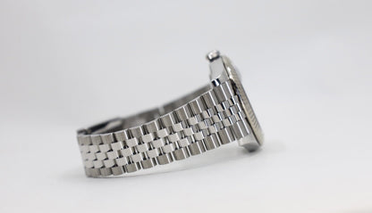 Rolex Datejust 41 White Gold/Steel Slate Roman Dial Fluted Bezel Jubilee Bracelet 126334 - Luxury Time NYC INC