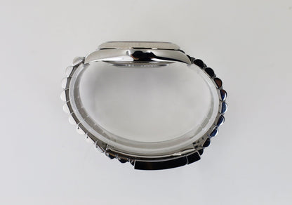 Rolex Datejust 41 White Gold/Steel White Index Dial Fluted Bezel Jubilee Bracelet 126334 - Luxury Time NYC