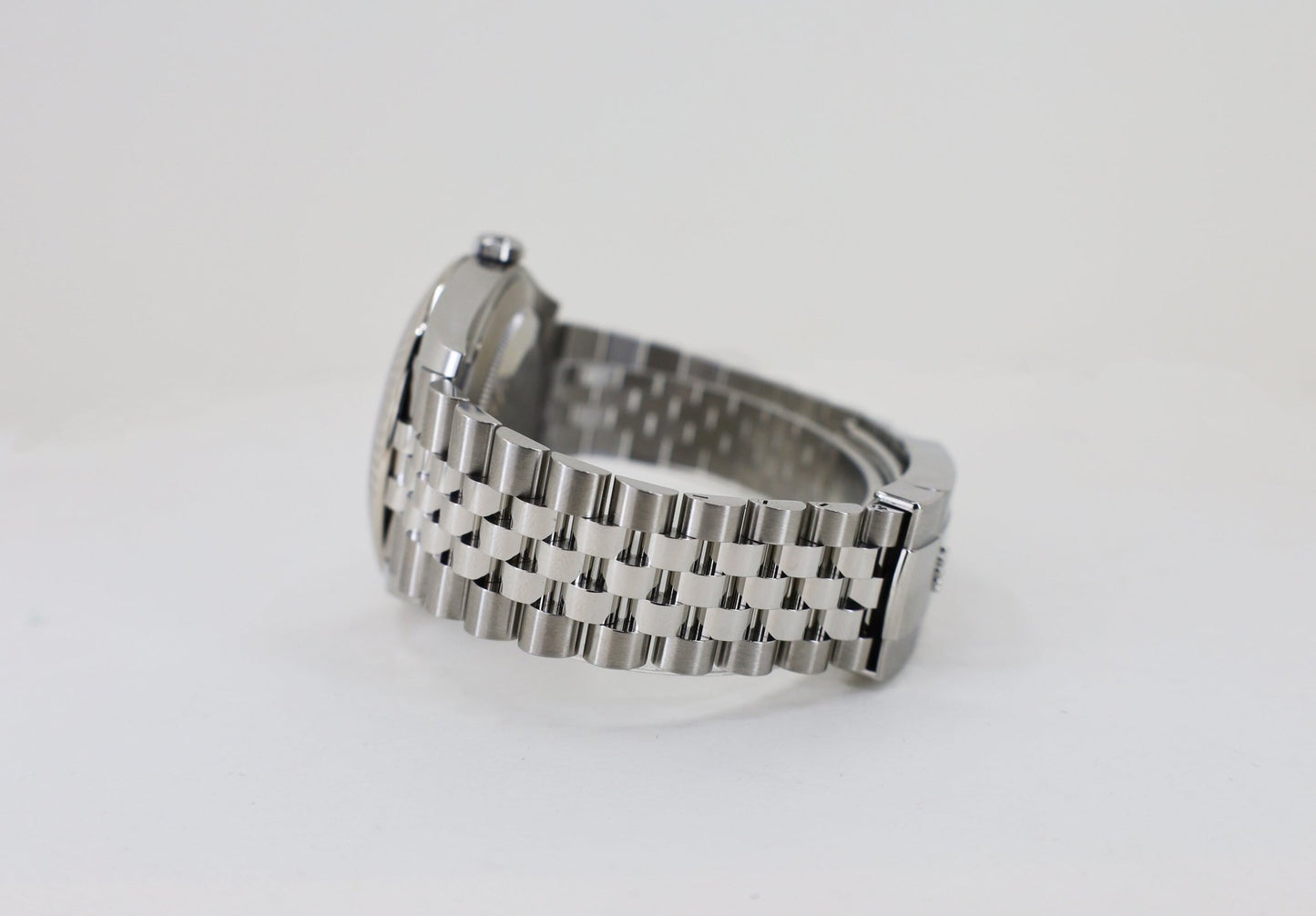 Rolex Datejust 41 White Gold/Steel White Index Dial Fluted Bezel Jubilee Bracelet 126334 - Luxury Time NYC